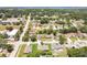 Expansive aerial view of a residential neighborhood showcasing well-maintained homes and lush green landscaping at 922 Hatteras Ave, Minneola, FL 34715