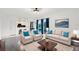 Cozy living room with furniture and decor at 14883 Hartford Run Dr, Orlando, FL 32828