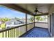 Scenic views from this covered porch overlooking the backyard and neighborhood at 14883 Hartford Run Dr, Orlando, FL 32828