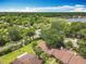 Expansive aerial view reveals lush greenery, a tranquil lake, and the well-planned community at 1591 Revere Ln, Daytona Beach, FL 32117