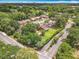 Community aerial view with tree coverage and neatly manicured lawns at 1591 Revere Ln, Daytona Beach, FL 32117
