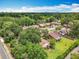 Community aerial view with tree coverage and neatly manicured lawns at 1591 Revere Ln, Daytona Beach, FL 32117