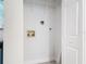 Laundry room featuring hookups and shelving at 1591 Revere Ln, Daytona Beach, FL 32117