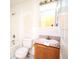 Functional bathroom with vanity, toilet, and shower/tub combination at 2041 Swanson Dr, Deltona, FL 32738