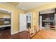 Dining room with views into a bedroom, bathroom, and kitchen at 2223 Amherst Ave, Orlando, FL 32804