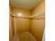 A walk-in closet featuring carpeting and metal shelving for organized storage solutions at 2711 Cranmoor Dr, Kissimmee, FL 34758