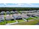 Lovely aerial view of several homes with pristine lawns and well-kept landscaping at 2943 Slough Creek Dr, Kissimmee, FL 34744
