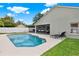 An inviting backyard pool area with patio space for outdoor furniture and activities at 3499 Woodley Park Pl, Oviedo, FL 32765