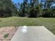Spacious backyard with a patio and lush greenery at 3707 Andover Cay Blvd, Orlando, FL 32825