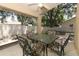 Outdoor patio with covered area and backyard at 4035 Palo Alto Ct, Orlando, FL 32817