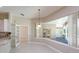 Breakfast nook featuring a bay window, tiled flooring and a pendant light fixture at 513 N Pine Meadow Dr, Debary, FL 32713