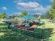 Community playground with a variety of play structures, shaded seating, and safety fencing, creating a fun, safe environment for  at 5273 Sunset Canyon Dr, Kissimmee, FL 34758