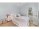 Cozy bedroom featuring plush bedding, a ceiling fan, and natural light from the window at 637 Blenheim Loop, Winter Springs, FL 32708