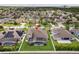 Aerial view of home showcasing its screened-in pool and lush yard in a Gathering-friendly neighborhood at 724 Duff Dr, Winter Garden, FL 34787
