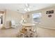 Versatile bonus room with neutral walls and a ceiling fan is ideal for various activities and relaxation at 724 Duff Dr, Winter Garden, FL 34787