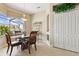 Cozy dining area featuring natural light, tile flooring, and easy access to outdoor spaces at 724 Duff Dr, Winter Garden, FL 34787