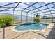 Screened-in pool and spa area with brick-paved deck and privacy screen for relaxation and outdoor enjoyment at 724 Duff Dr, Winter Garden, FL 34787