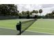 Well-maintained tennis court for active recreation with lush greenery and clear skies at 1220 Dustin Dr, Lady Lake, FL 32159
