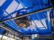 Bintelli 6 passenger golf cart with a fan attached to the blue ceiling at 2167 Kerwood Loop, The Villages, FL 32162