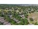 Scenic aerial shot of houses nestled among mature trees, offering a glimpse of a golf course nearby at 2309 Edmonton Ct, Clermont, FL 34711