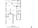 Detailed floor plan showcasing the layout of a 1572 sq ft home with clearly labeled room dimensions at 2309 Edmonton Ct, Clermont, FL 34711