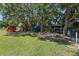 Large backyard showing the utility area and ample space for various activities at 2500 Derby Dr, Kissimmee, FL 34744