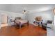 Spacious main bedroom with hardwood floors, a ceiling fan, and ample natural light at 2500 Derby Dr, Kissimmee, FL 34744