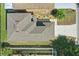 Birds eye view of a home featuring a well maintained roof, driveway, and landscaping at 5107 Ne 122Nd Blvd, Oxford, FL 34484