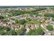 Aerial view of a residential neighborhood with green trees and well-maintained homes at 5107 Ne 122Nd Blvd, Oxford, FL 34484