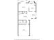 Detailed first floor plan showing kitchen, living spaces, laundry, and garage layout at 5107 Ne 122Nd Blvd, Oxford, FL 34484