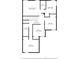 Detailed second floor plan featuring bedrooms, bathrooms, and walk-in closet layout at 5107 Ne 122Nd Blvd, Oxford, FL 34484