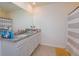 Bathroom with granite countertops and double sinks at 5367 Douglas Fir Dr, St Cloud, FL 34771
