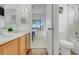 Bathroom featuring a marble countertop and tile flooring at 560 Viceroy Ct, Kissimmee, FL 34758