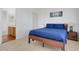 Cozy bedroom with wood-look flooring in attached bathroom at 560 Viceroy Ct, Kissimmee, FL 34758