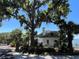 Picturesque home on a tree-lined street with meticulously maintained landscaping and water views at 629 Helen St, Mount Dora, FL 32757