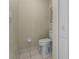 Toilet room with tiled floor, and standard toilet at 821 Shallow Brook Ave, Winter Springs, FL 32708