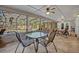 Enjoy al fresco dining on the screened-in porch, overlooking the inviting pool and lush backyard at 828 Timber Court Ct, Apopka, FL 32712