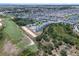 An aerial view of the houses next to a golf course at 8807 Interlocking Ct, Davenport, FL 33896