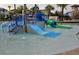 Community water park featuring kid-friendly slides and splash zones, offering a fun aquatic experience at 9845 Emerald Berry Dr, Winter Garden, FL 34787