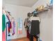 Walk-in closet featuring shelving and rod storage at 12952 Downstream Cir, Orlando, FL 32828