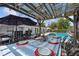 Outdoor dining area with elegant table setting, ideal for backyard parties and gatherings at 2801 Plaza Terrace Dr, Orlando, FL 32803