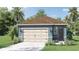 Charming single-story home featuring a two-car garage, neutral color palette, and well-maintained landscaping at 3434 Briarwood Grove Dr, Ocoee, FL 34761