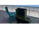 Outdoor seating with view of the beach and ocean at 4453 S Atlantic Ave # 602, Ponce Inlet, FL 32127