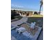 Nice patio with ocean view and turtle statue at 4453 S Atlantic Ave # 602, Ponce Inlet, FL 32127