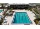 Inviting community pool with spacious sundeck and lounge chairs at 607 W Club Blvd, Lake Mary, FL 32746
