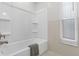Bathroom featuring a bathtub and shower combo with built-in shelving at 635 Holbrook Cir, Lake Mary, FL 32746