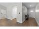 Inviting entryway with tile accents, coat closet and modern front door with glass at 635 Holbrook Cir, Lake Mary, FL 32746