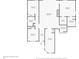 Detailed floorplan showcasing the layout of the home, including bedrooms, bathrooms, and living spaces at 635 Holbrook Cir, Lake Mary, FL 32746