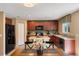 Bright kitchen with a center island, ample cabinet space, and modern appliances, perfect for cooking at 7233 Mystic Brook Way, Davenport, FL 33896