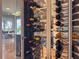 Elegant wine storage showcasing an array of bottles and a sophisticated display at 8515 Saint Marino Blvd, Orlando, FL 32836